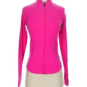 Athleta Bright Pink Full-Zip Salutation Jacket